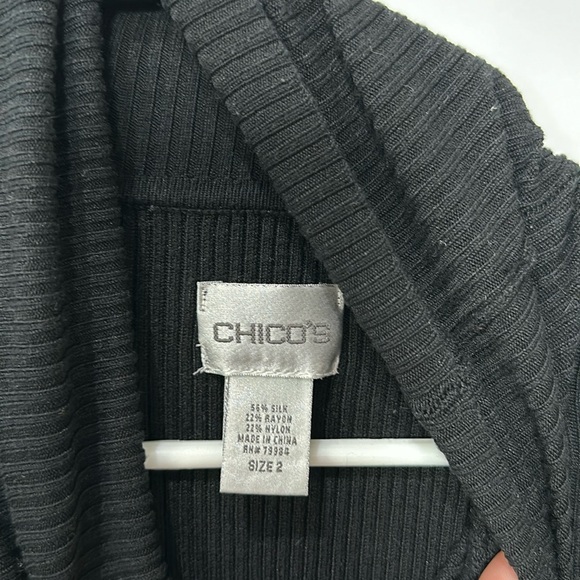 Vintage Silk / Rayon / Nylon Turtleneck Sweater - Picture 3 of 3